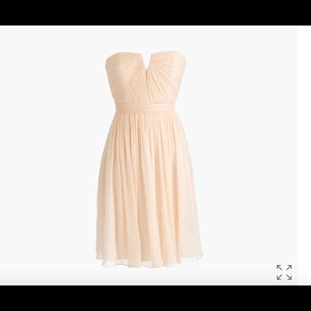 Jcrew Nadia dress in silk chiffon